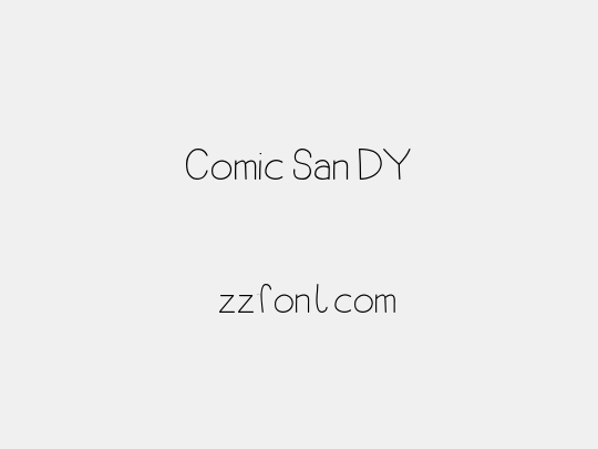 Comic San DY