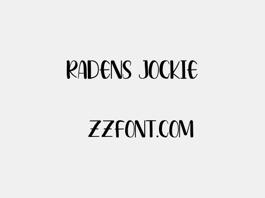 Radens Jockie
