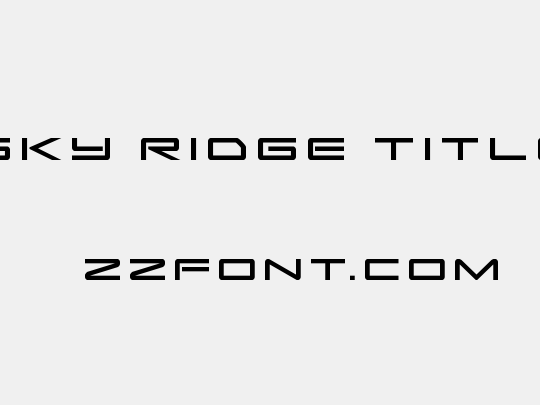 Sky Ridge Title