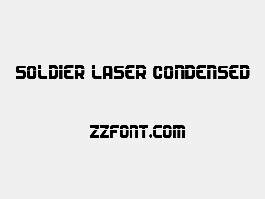 Soldier Laser Condensed