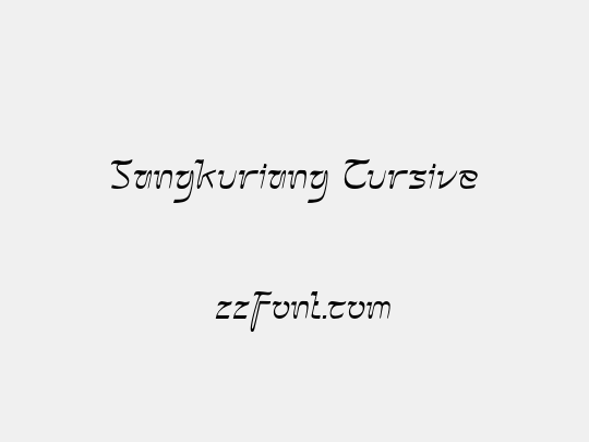 Sangkuriang Cursive