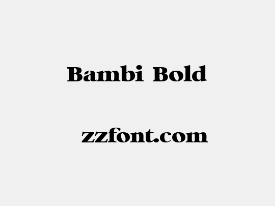 Bambi Bold
