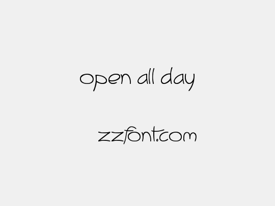 Open All Day