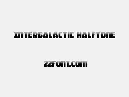 Intergalactic Halftone