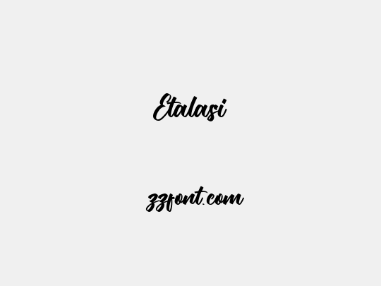 Etalasi