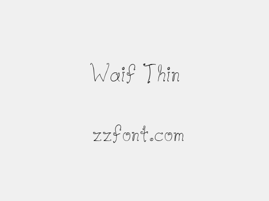 Waif Thin