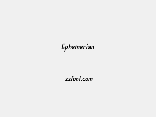 Ephemerian