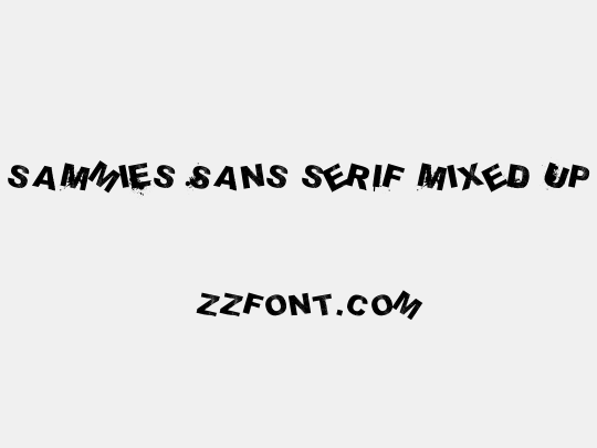 saMmiEs Sans serIf MixeD Up