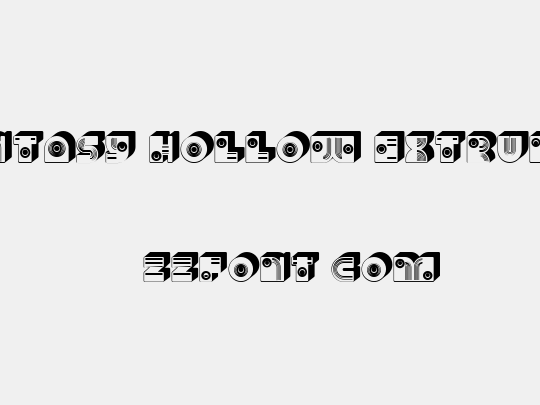 Fantasy Hollow Extruded