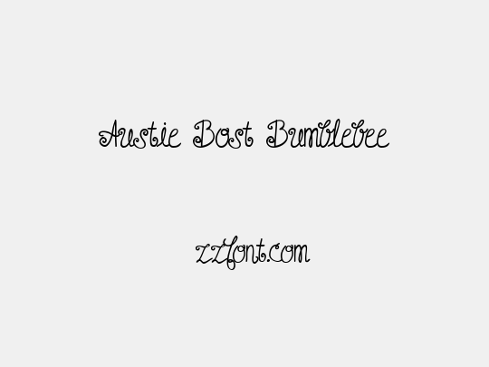 Austie Bost Bumblebee