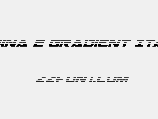 Gemina 2 Gradient Italic