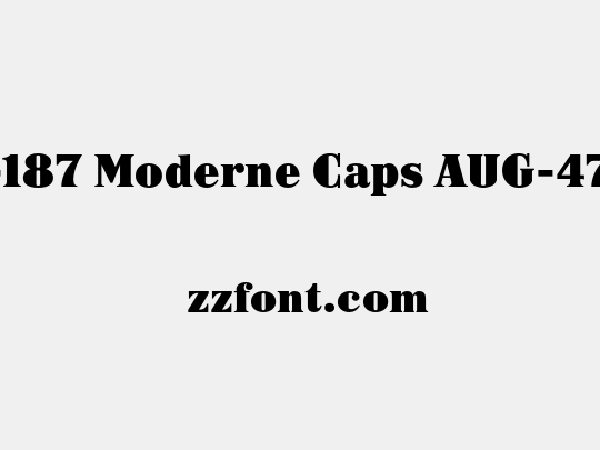 ARB-187 Moderne Caps AUG-47 CAS