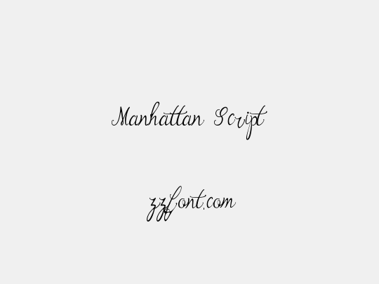 Manhattan Script