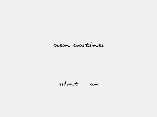 Ocean Coastlines