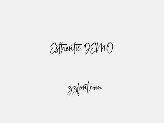 Esthentic DEMO