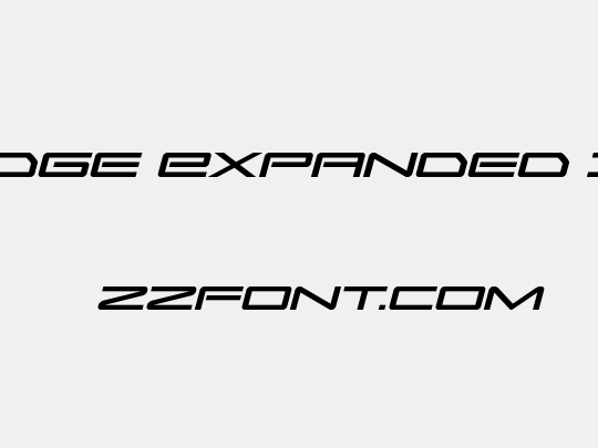 Sky Ridge Expanded Italic