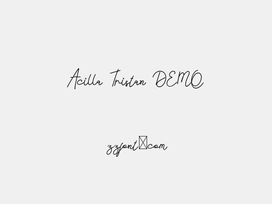 Acilla Tristan DEMO