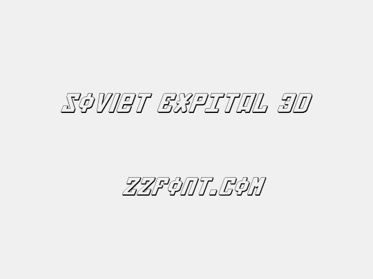 Soviet ExpItal 3D