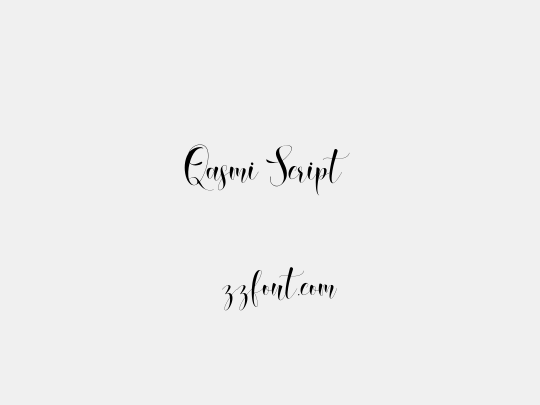 Qasmi Script