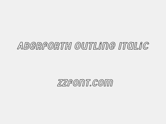 Aberforth Outline Italic