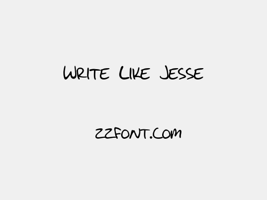 Write Like Jesse