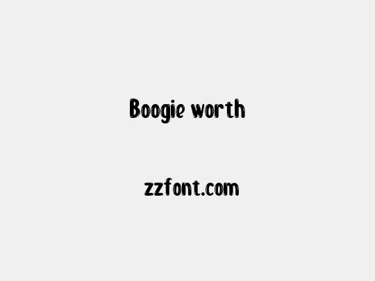Boogie worth
