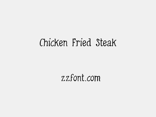 Chicken Fried Steak