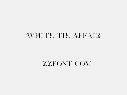 White Tie Affair