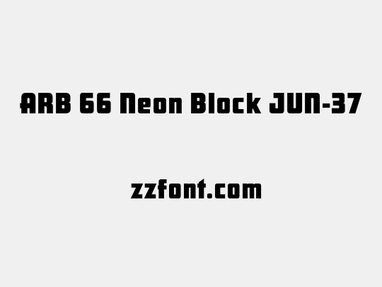 ARB 66 Neon Block JUN-37