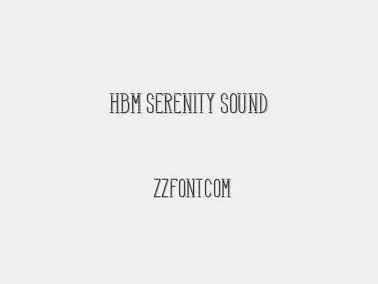 HBM Serenity Sound