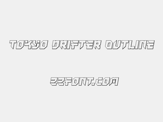 Tokyo Drifter Outline