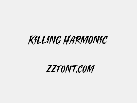Killing Harmonic