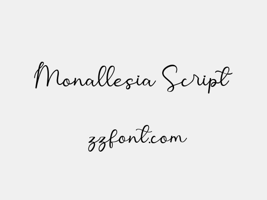 Monallesia Script