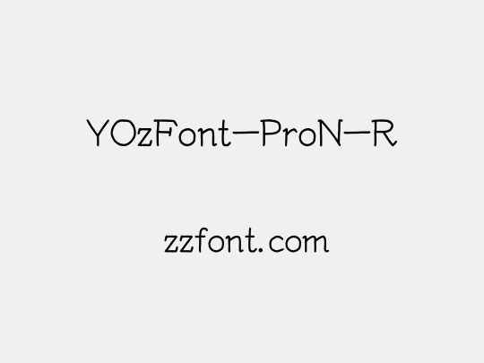 YOzFont-ProN-R