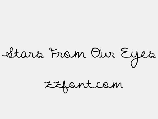Stars From Our Eyes