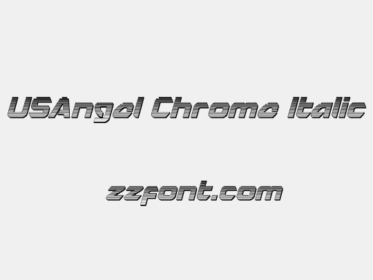 USAngel Chrome Italic