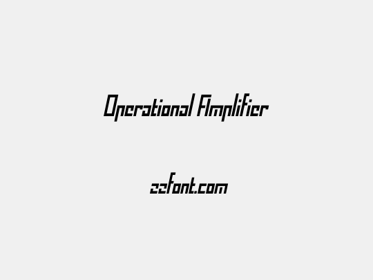 Operational Amplifier