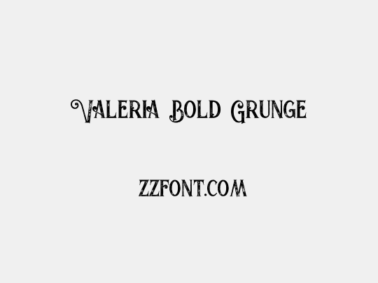 Valeria Bold Grunge