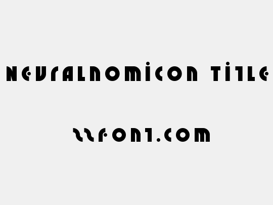 Neuralnomicon Title