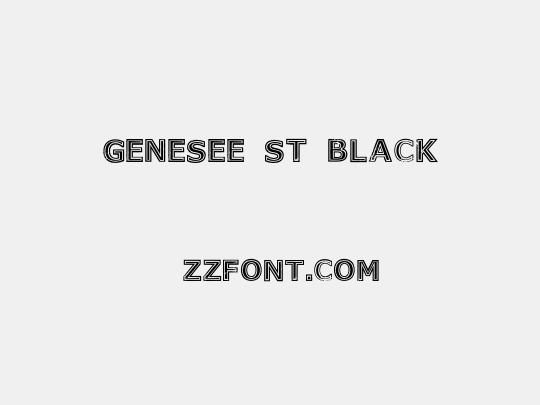 Genesee St Black