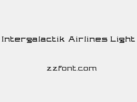 Intergalactik Airlines Light