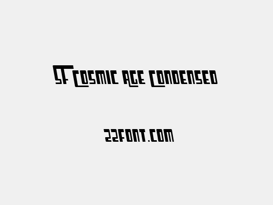 SF Cosmic Age Condensed