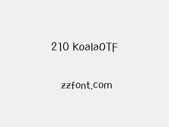 210 KoalaOTF