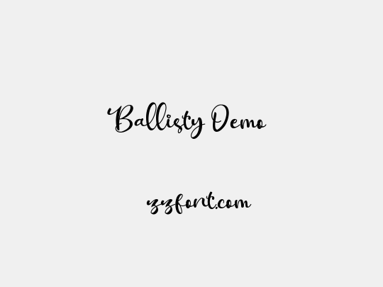 Ballisty Demo