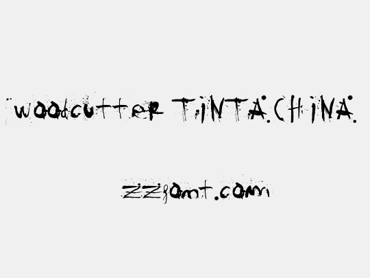 woodcutter TINTA CHINA