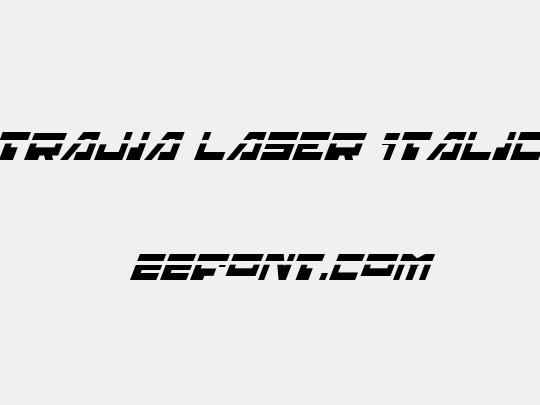 Trajia Laser Italic