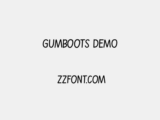 Gumboots DEMO