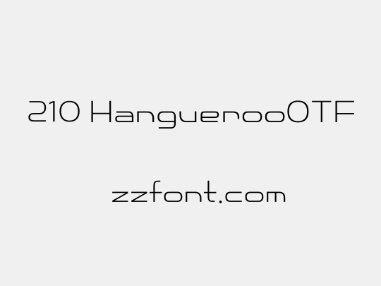 210 HanguerooOTF