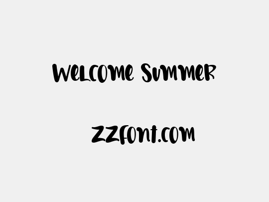 Welcome Summer