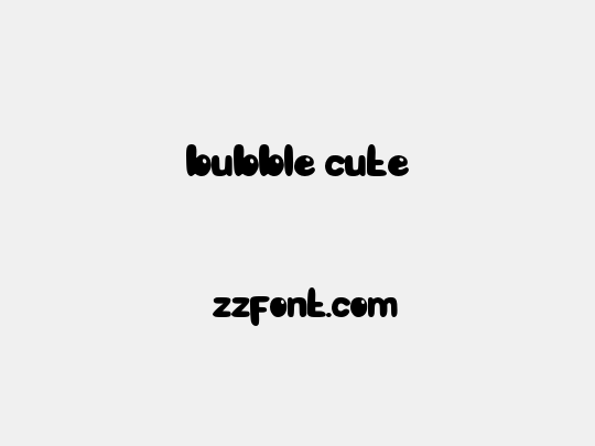 bubble cute